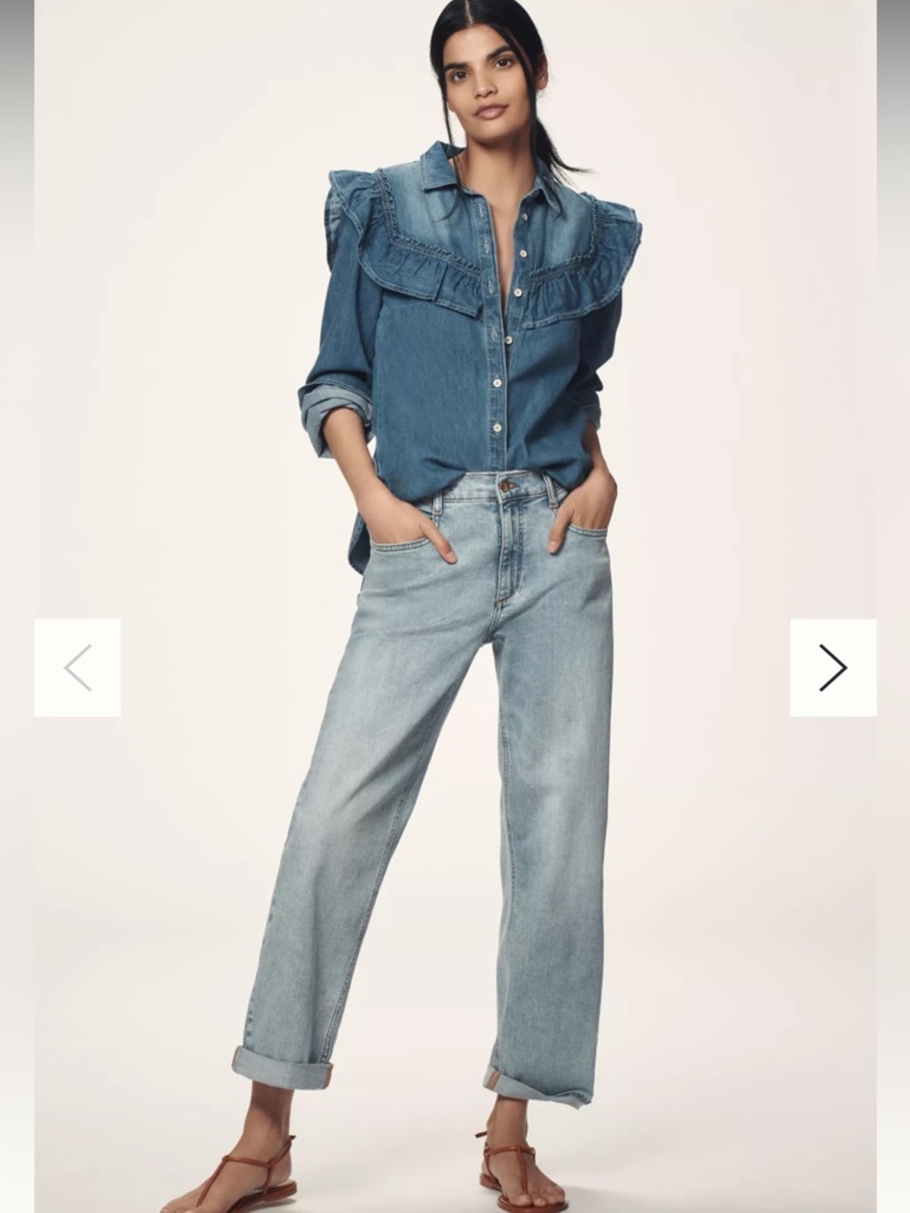 Pilcro Anthropologie Baggy Slim Boyfriend Jeans Size 31 New